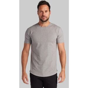 BYLT Men's XL Lux Heathered Gray Short Sleeve Stretch Comfort Basic T-shirt